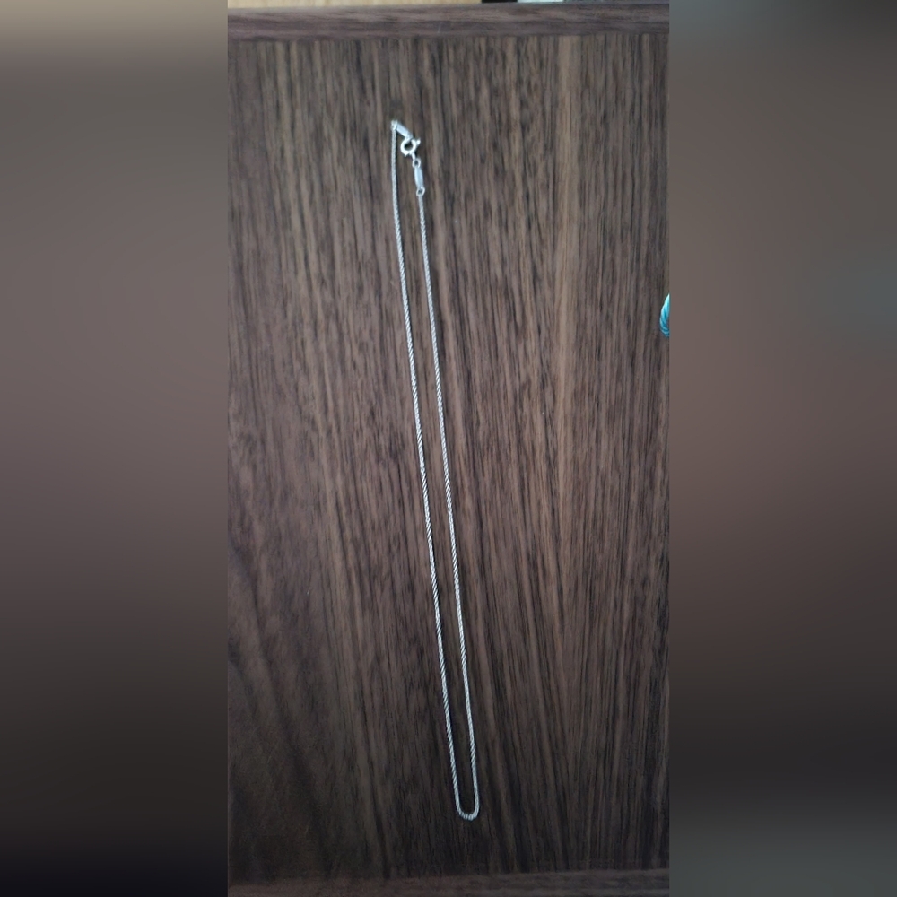 Tiffany And Co Silver Chain Necklace 18"